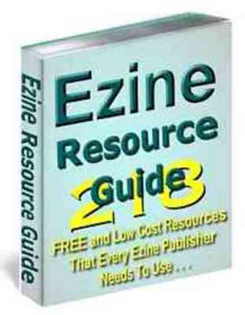Product picture Ezine Resource Guide with Master Resale Rights