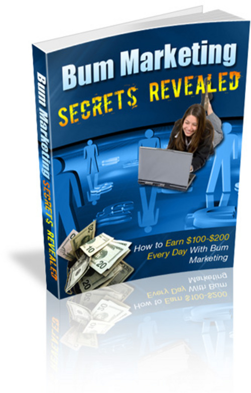 Product picture **New** Bum Marketing Secrets Revealed 