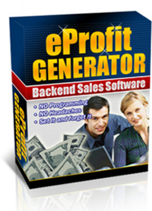 Product picture NEW eProfit Generator with Private Label Rights
