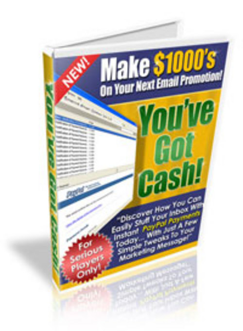 Product picture *Best* Youve Got Cash PLR.zip