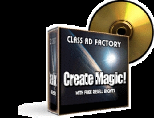 Product picture *New* Class Ad Factory cafac With Master Resale Rights.