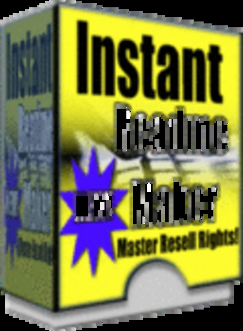 Product picture *NEW* Instant Read Me Maker with Master Resale Rights 2011