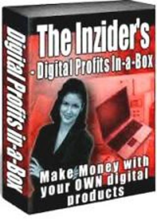 Product picture *New* The Inziders Digital Profits In A Box Make Money 2011