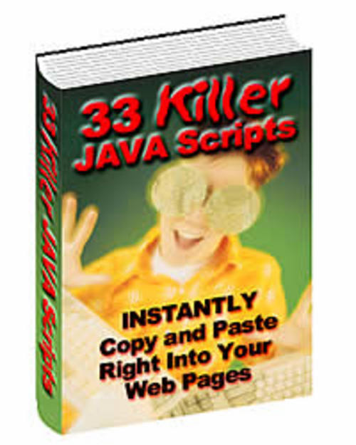 Product picture *New* 33 killer java Scripts With Master Resale Rights 2011