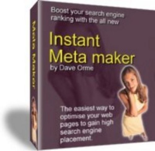 Product picture *New* Meta Tag Software, create meta for your pages 2011
