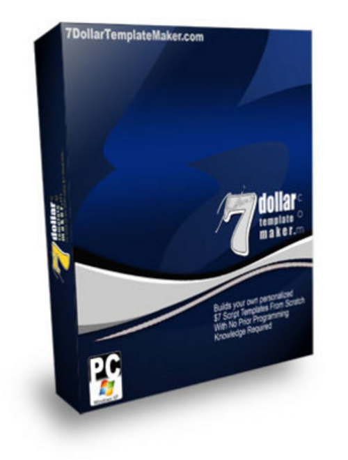 Product picture *NEW* 7 Dollar Template Maker With Resell Rights 2011