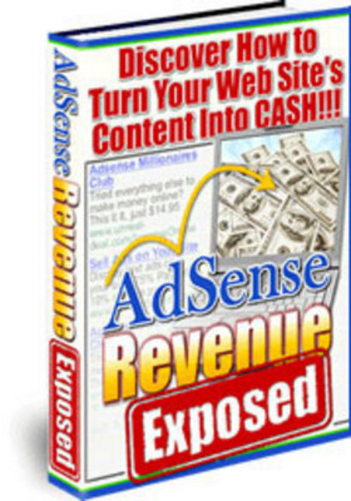 Product picture *NEW* AdSense Revenue Exposed + resell rights w/mrr 2011