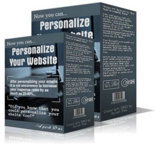 Product picture *NEW*Personalize Your Website - Download 2011