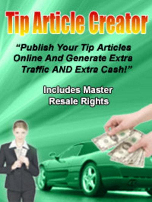 Product picture *NEW* Tip Article Creator 2011